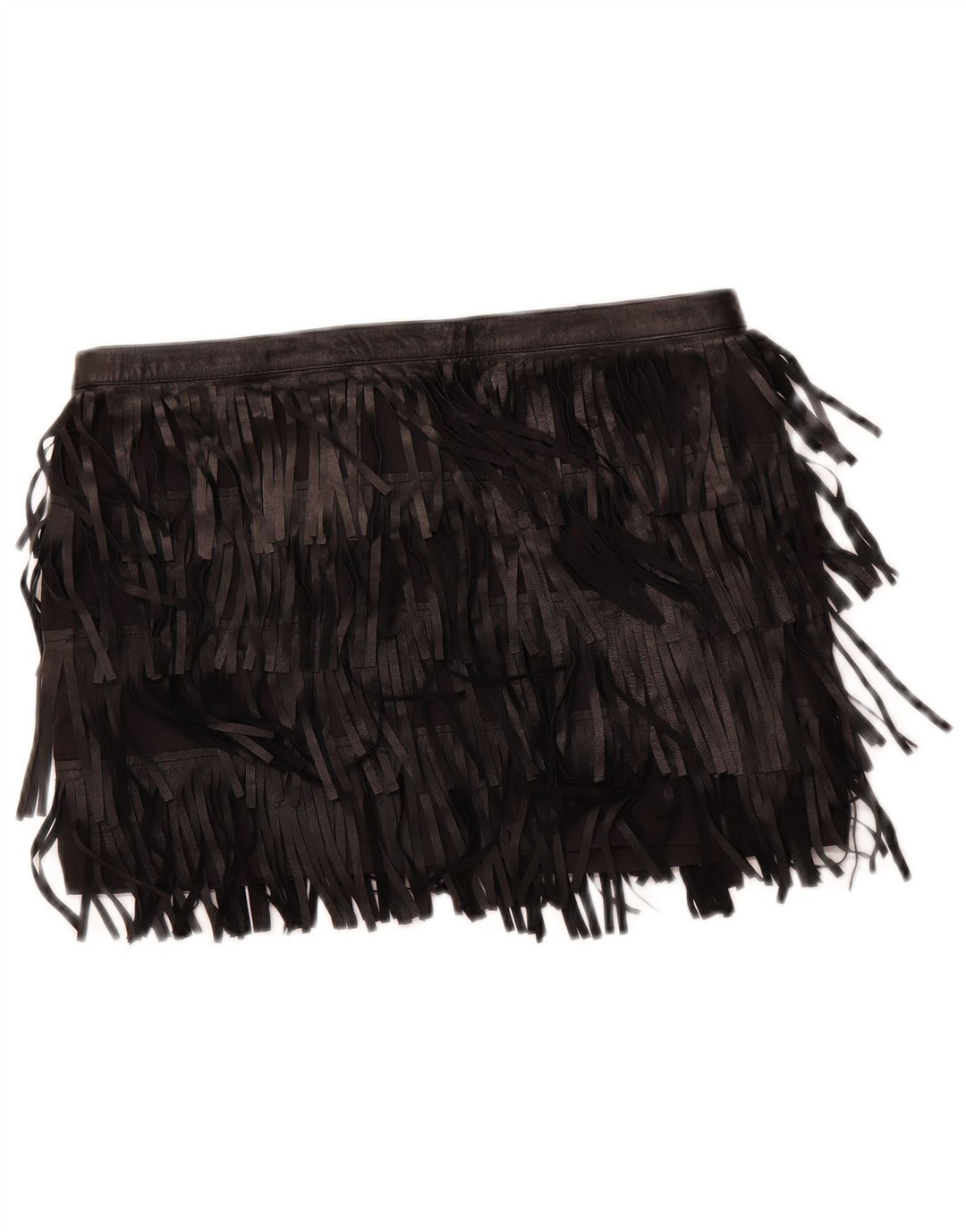 ZARA Womens Mini Skirt Large W34 Black Polyester