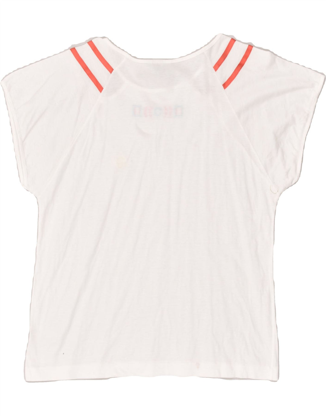 SERGIO TACCHINI Womens Blouse Top US 8 Medium White Cotton | Vintage Sergio Tacchini | Thrift | Second-Hand Sergio Tacchini | Used Clothing | Messina Hembry 