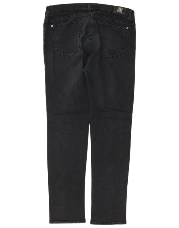 Jeans Slim Uomo Trussardi W36 L34 Cotone Nero
