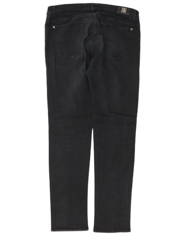 Jeans Slim Uomo Trussardi W36 L34 Cotone Nero