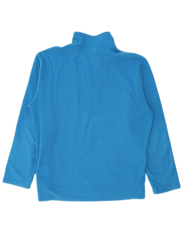 Maglione in pile da uomo The North Face con zip e collo XL in poliestere blu