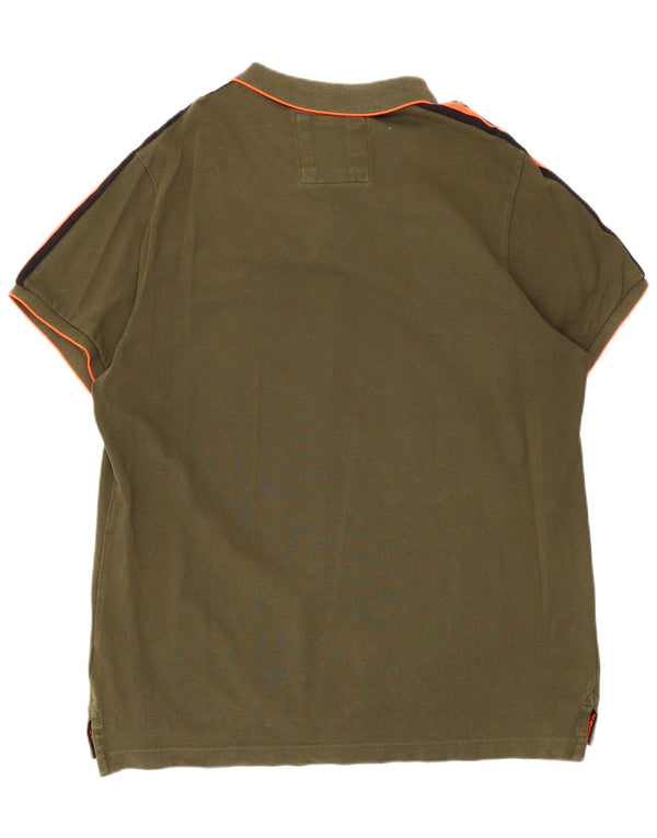 Polo grafica da uomo Superdry 3XL cotone kaki