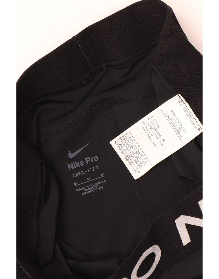Leggings Nike Dri Fit Graphic Capri da donna UK 14 poliestere nero medio