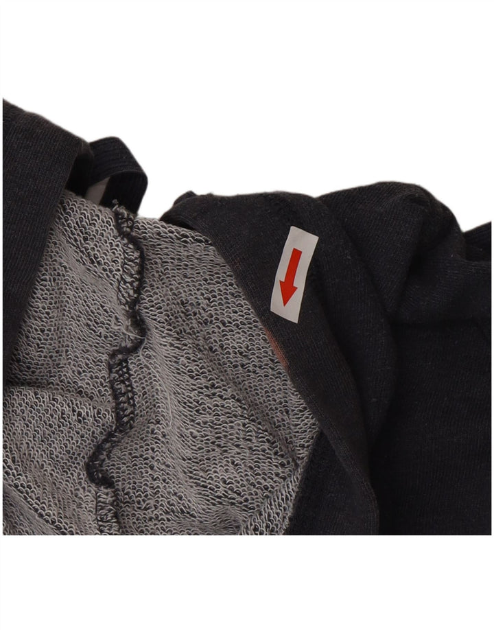 Maglione con cappuccio e zip da uomo Penguin blu medio