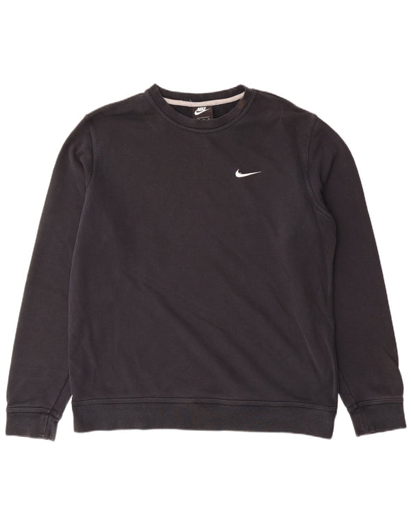 Felpa da uomo NIKE maglione XL in cotone nero