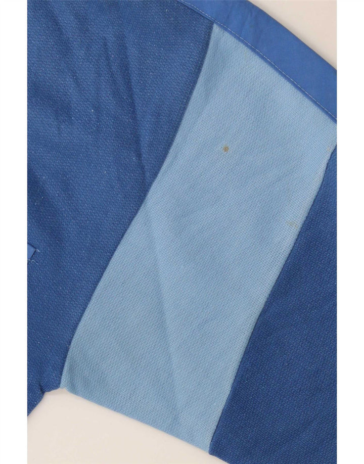 Giacca da ginnastica vintage da uomo UK 44 XL in cotone blu