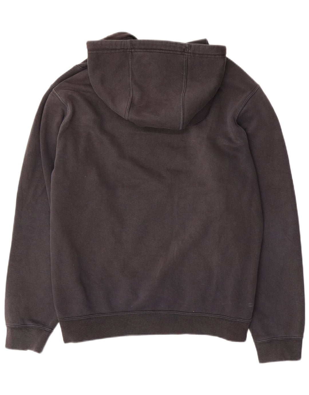 Felpa con cappuccio grafica Nike da uomo, poliestere color block medio nero