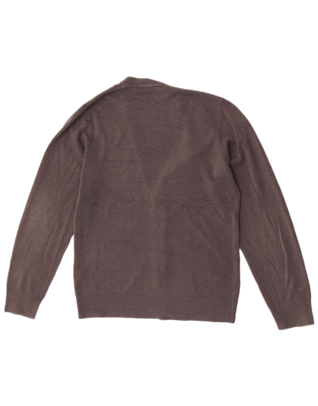 Maglione cardigan da uomo Marks & Spencer piccolo acrilico grigio