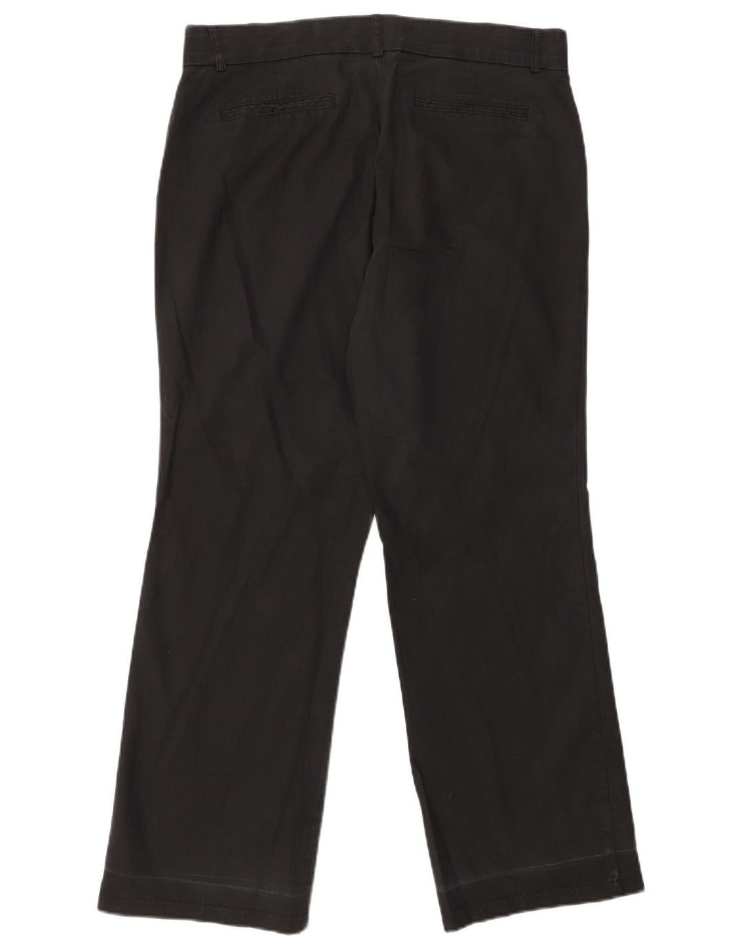 DOCKERS Womens Straight Casual Trousers W36 L30 Black