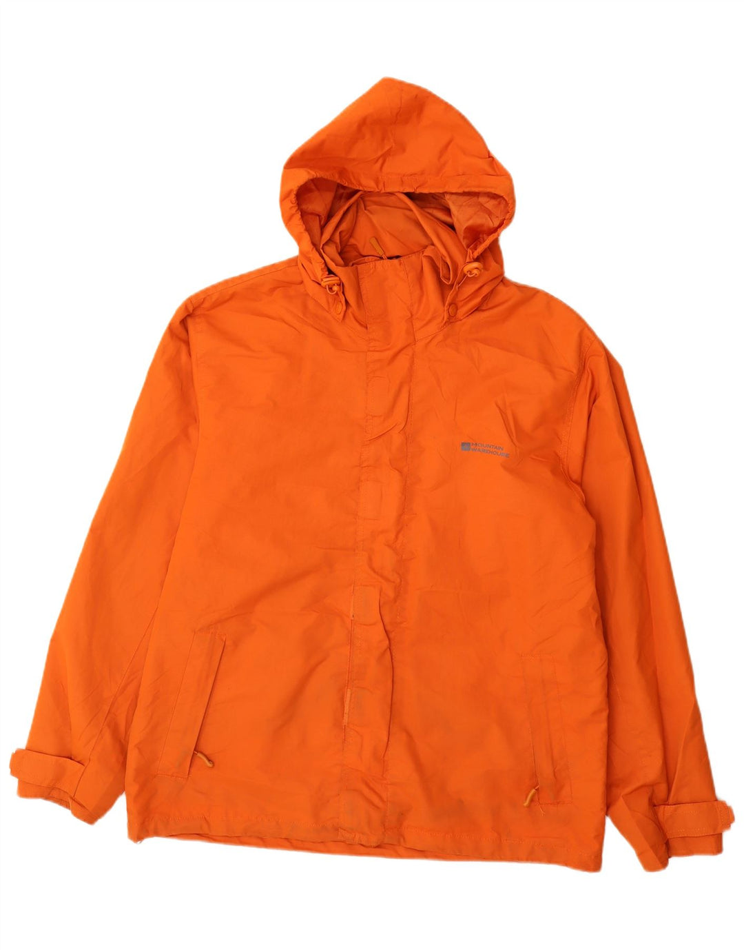 Giacca antipioggia da uomo con cappuccio Mountain Warehouse UK 38 Poliestere arancione medio