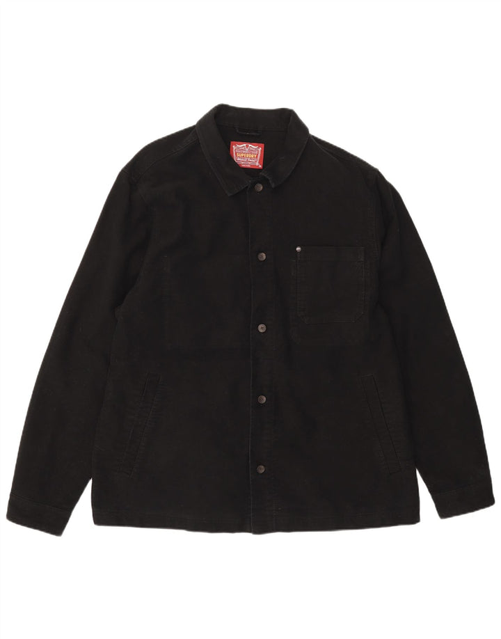 Camicia di jeans da uomo Superdry 2XL cotone nero
