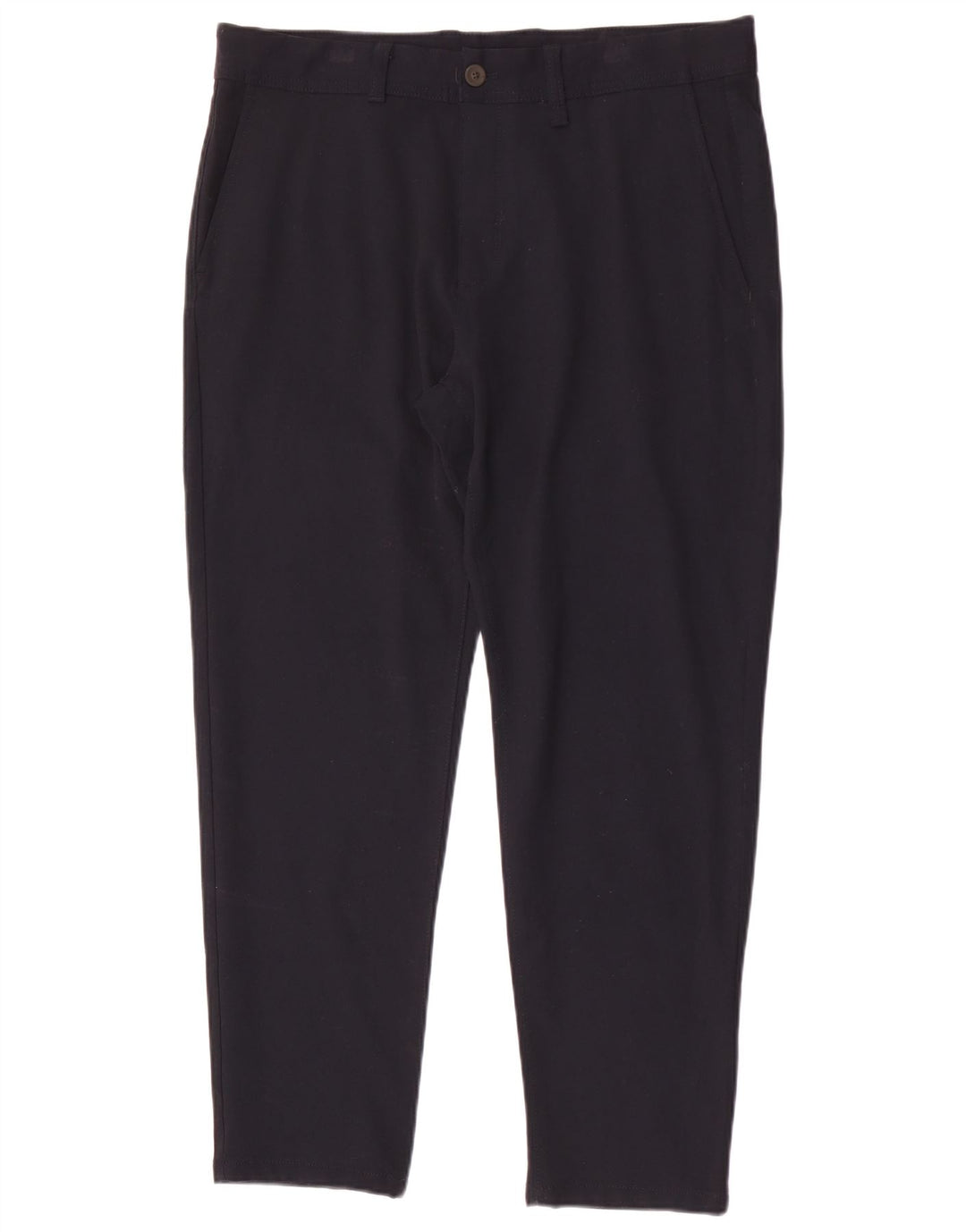 Pantaloni chino da uomo Zara EU 44 Large W34 L28 poliestere blu navy