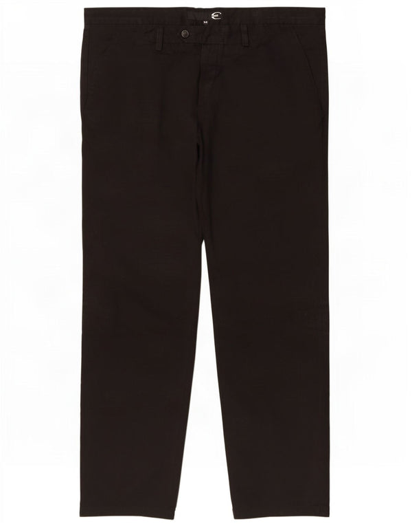 Just Cavalli Pantaloni chino regolari da uomo W40 L32 Cotone nero