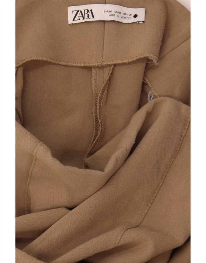 Pantaloni corti da donna Zara a gamba larga medi W29 L25 Beige