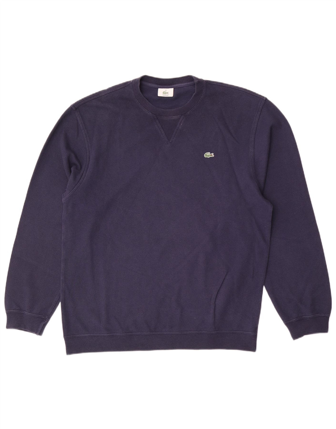 Felpa da uomo Lacoste, taglia 4, media, in cotone blu navy