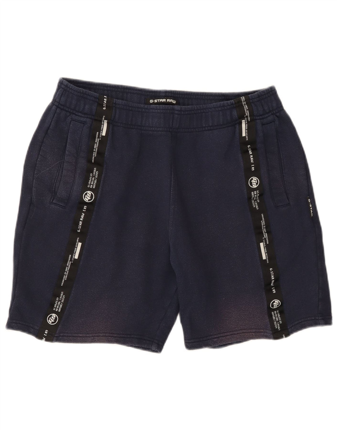 Pantaloncini sportivi grafici da uomo G-STAR medio cotone blu navy