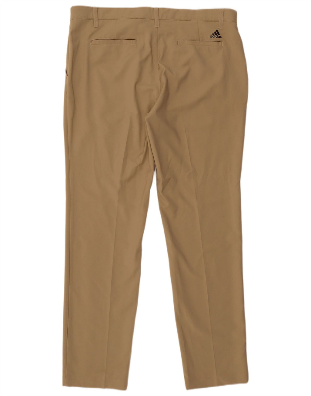 Pantaloni chino dritti da uomo Adidas W36 L32 poliestere beige