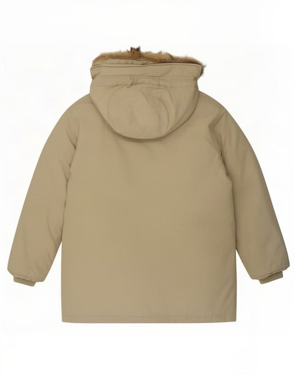 Giacca imbottita con cappuccio da uomo Woolrich UK 36 Small Beige