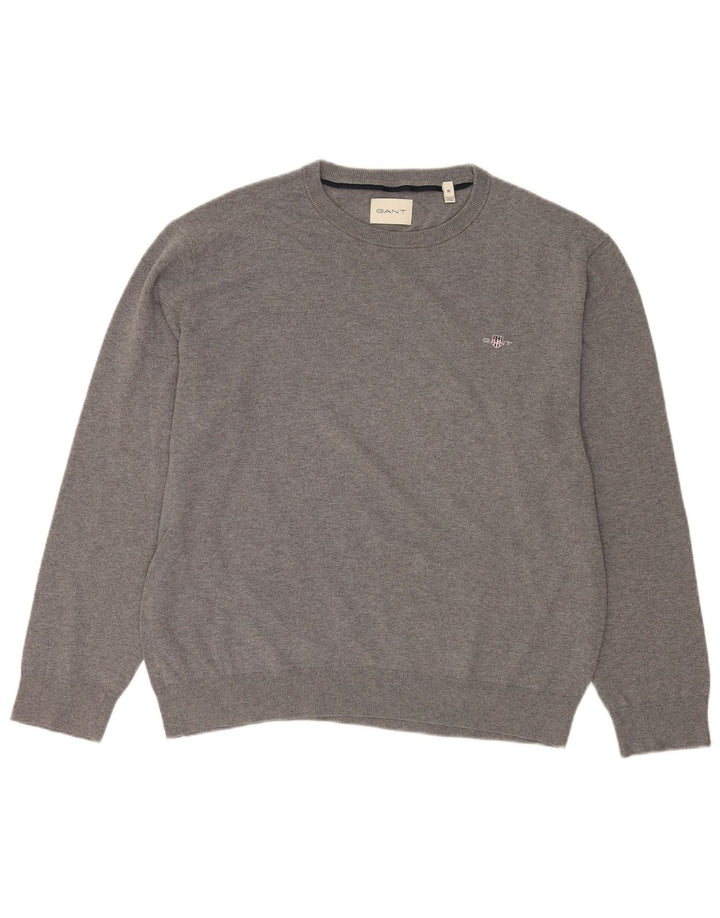 Maglione maglione girocollo da uomo Gant XL grigio