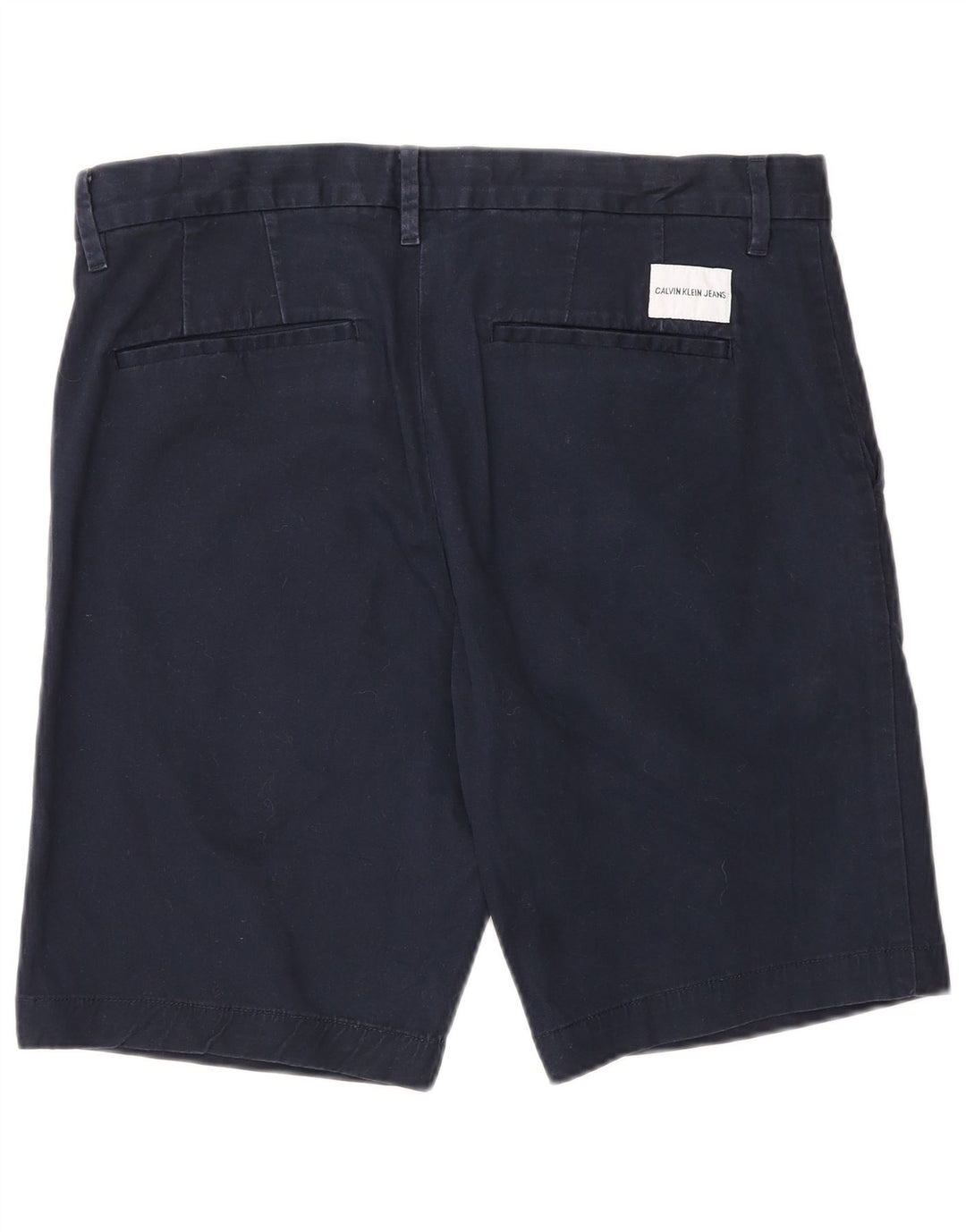 Pantaloncini chino da uomo Calvin Klein W32 cotone blu navy medio