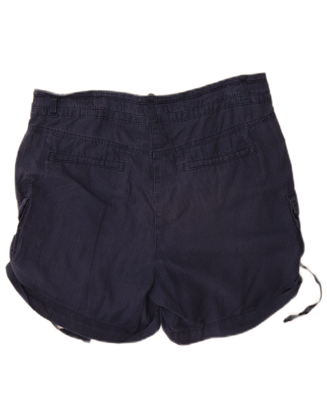 Pantaloncini cargo da donna Marks & Spencer UK 10 piccoli W32 cotone blu navy