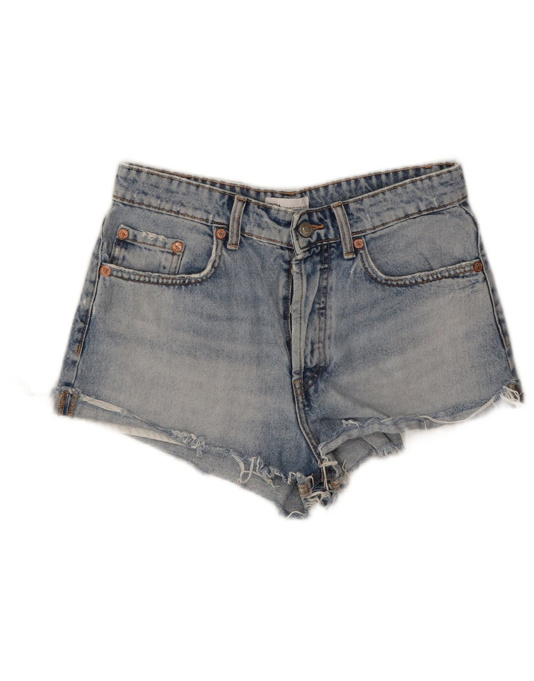 Pantaloni caldi in denim da donna Zara EU 36 XS W26 Blu