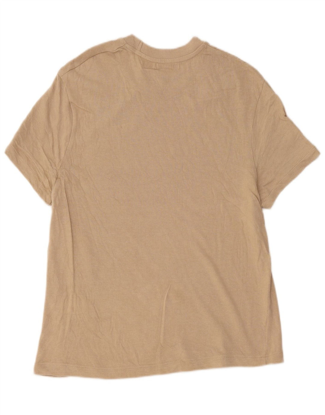 T-shirt Zara da uomo Top in cotone beige medio