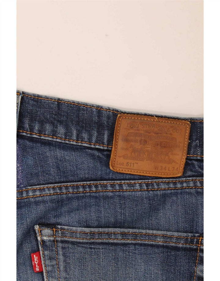 Jeans Levi's Uomo 511 Slim W34 L31 Cotone Blu