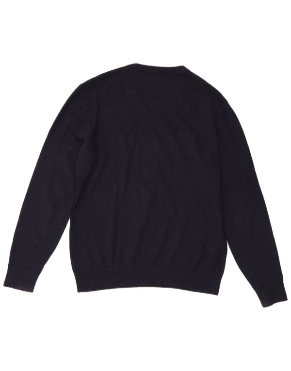 Gant Maglione da uomo con scollo a V XL Blu Navy