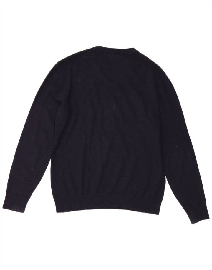 Gant Maglione da uomo con scollo a V XL Blu Navy