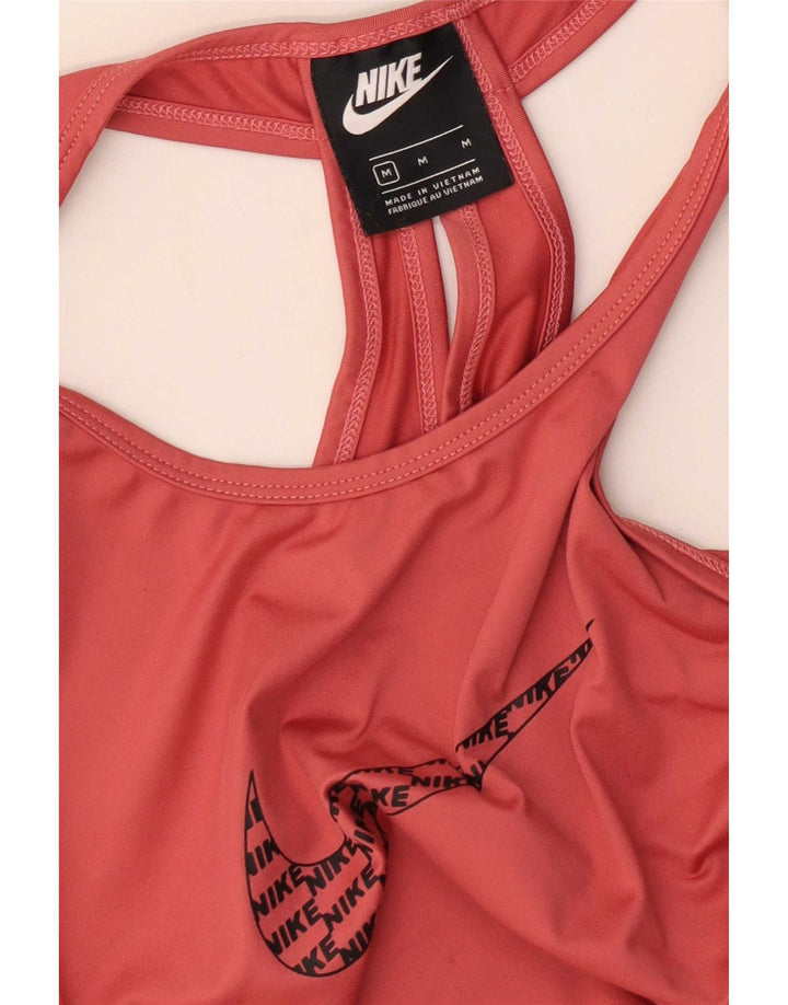 T-shirt grafica da donna Nike Top UK 12 rosa medio