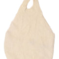 Top allacciato in maglia da donna Zara UK 14 grande nylon bianco