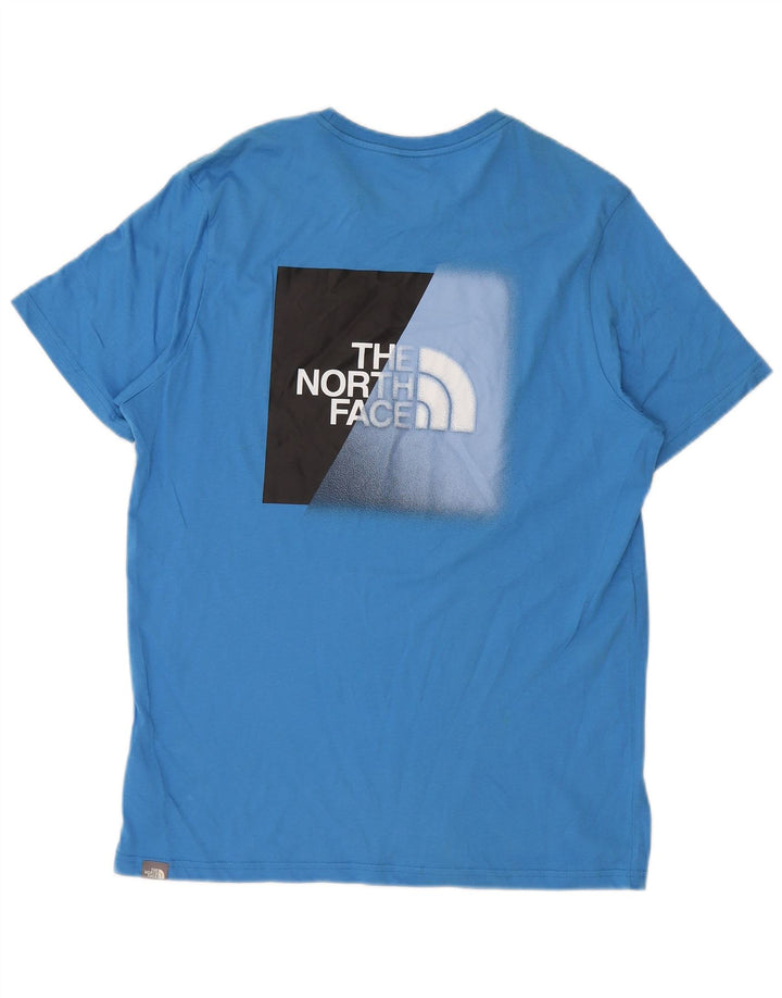 T-shirt grafica da uomo The North Face Top in cotone blu medio