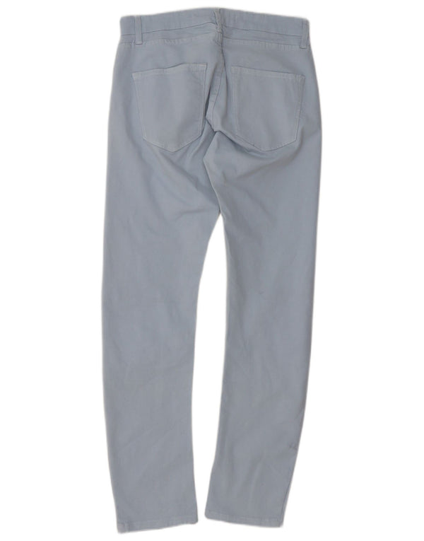 Pantaloni casual slim da uomo Zara EU 38 Small W30 L29 Cotone blu