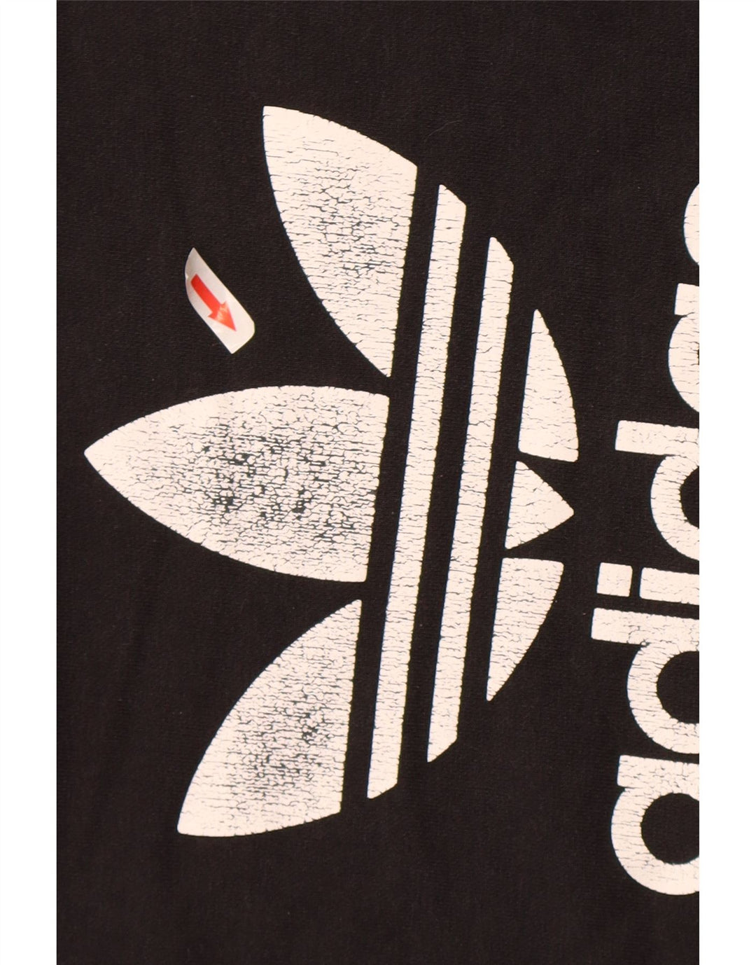 Felpa grafica da donna Adidas Jumper UK 10 Small Black Cotton