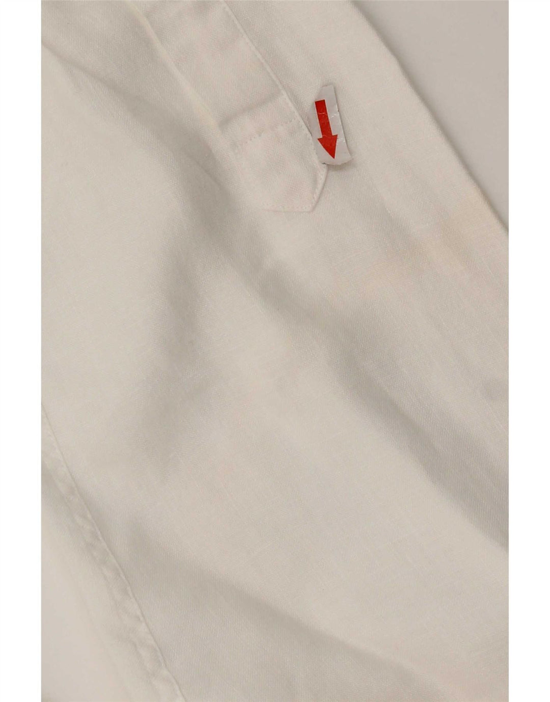 Camicia da uomo Jaeger in lino bianco medio