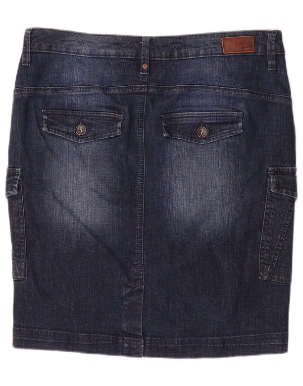 Gonna cargo denim da donna Esprit W30 cotone blu medio