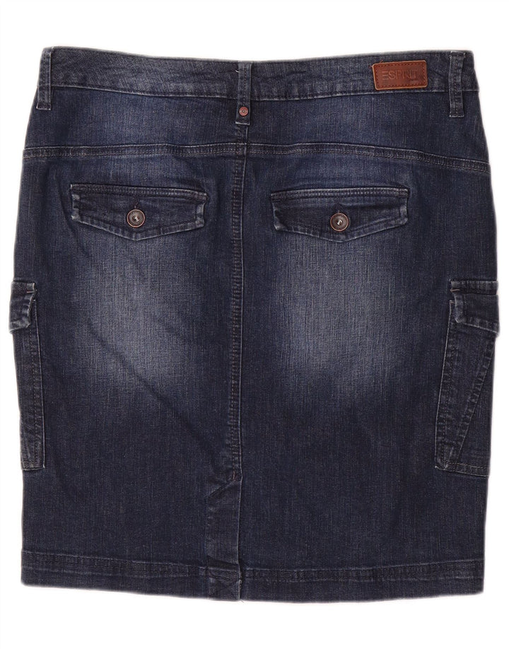 Gonna cargo denim da donna Esprit W30 cotone blu medio