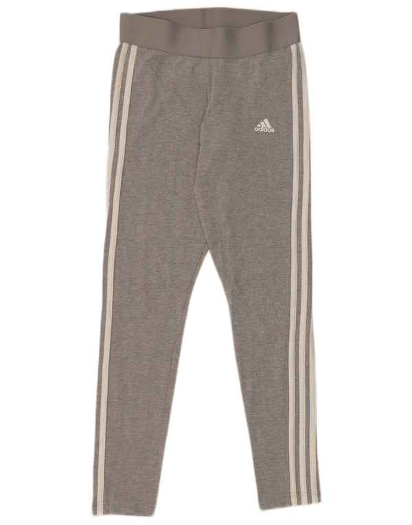 Leggings Adidas da donna UK 8 piccolo cotone grigio