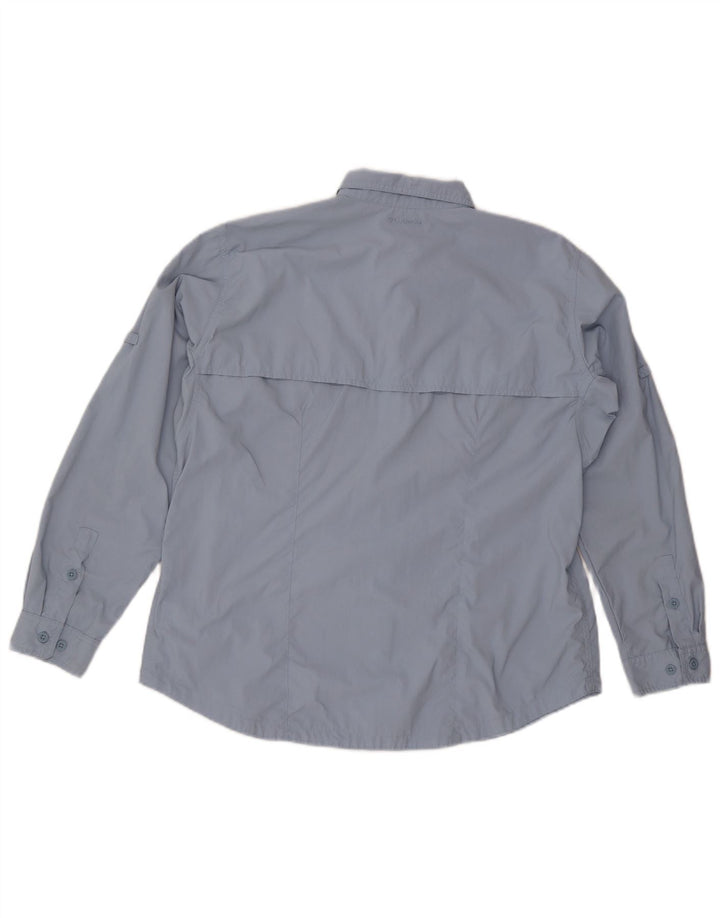 Camicia da donna Columbia UK 18 XL nylon blu