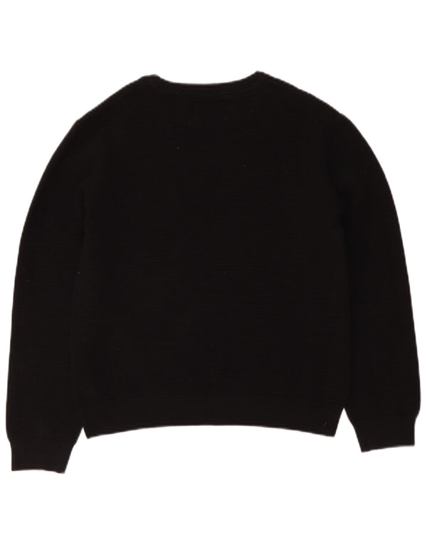 Maglione Zara per ragazzi con scollo a barca 11-12 anni in cotone nero