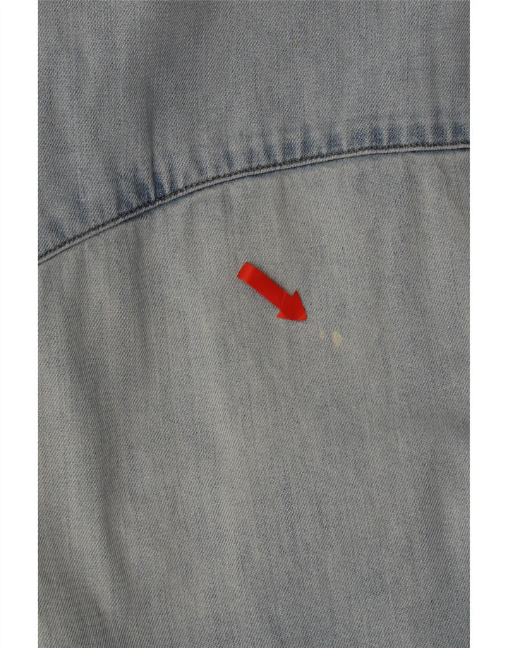 Camicia di jeans da uomo Levi's in cotone blu medio