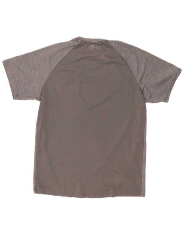 Maglietta Under Armour da uomo Heat Gear Top grande grigio chiazzato