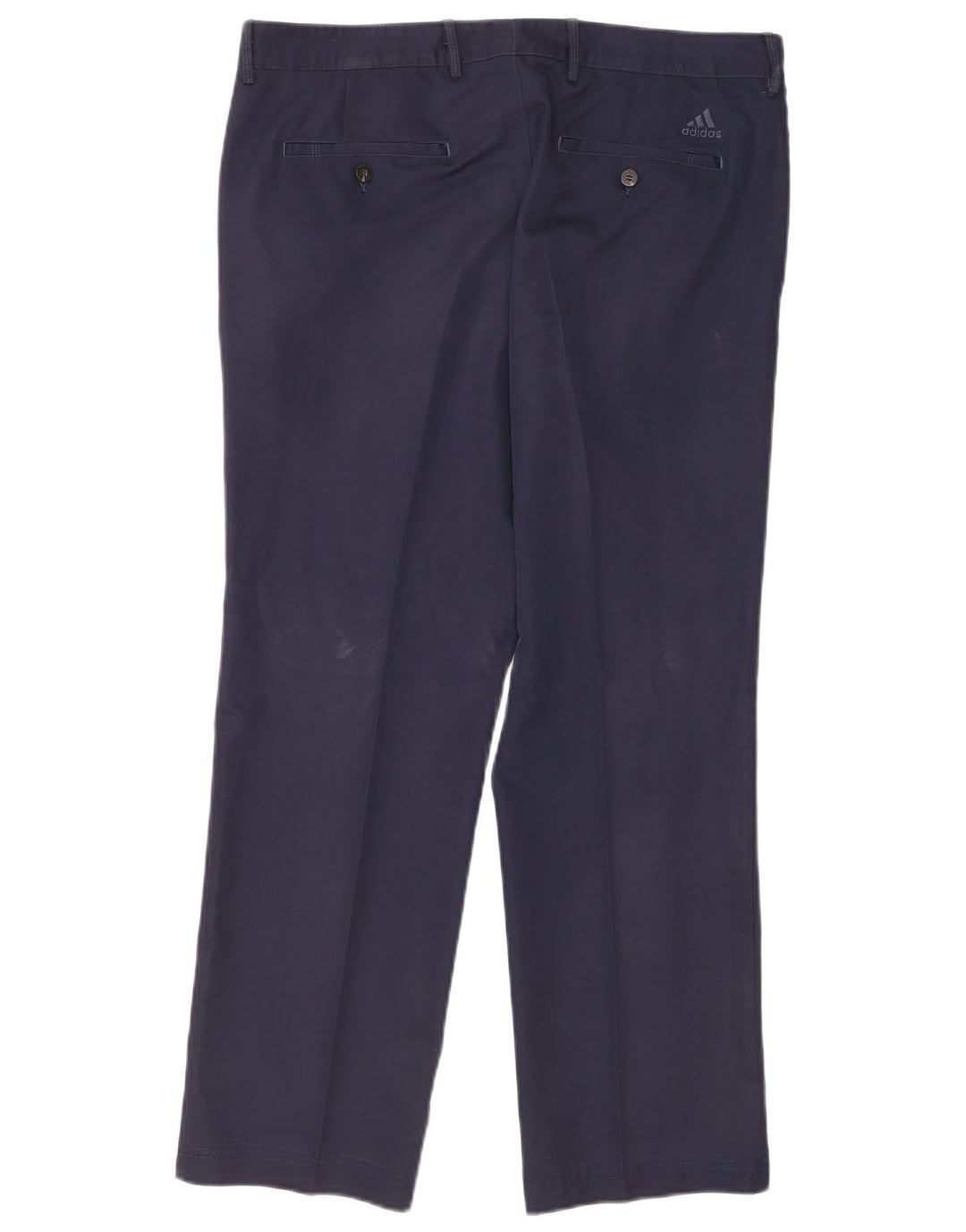 Pantaloni chino Adidas Uomo Climalite W36 L29 poliestere blu navy