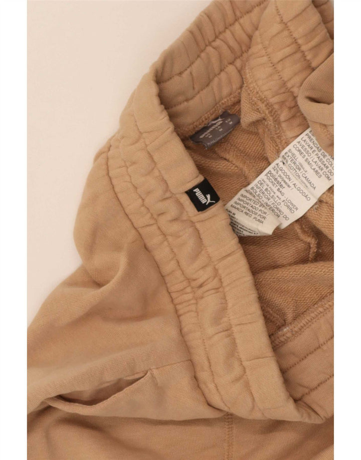 Pantaloni da tuta da uomo Puma in cotone beige medio