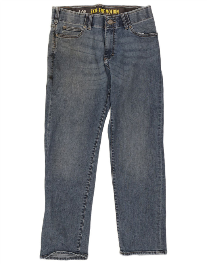 Jeans dritti Lee Extreme Motion da donna W30 L28 cotone blu