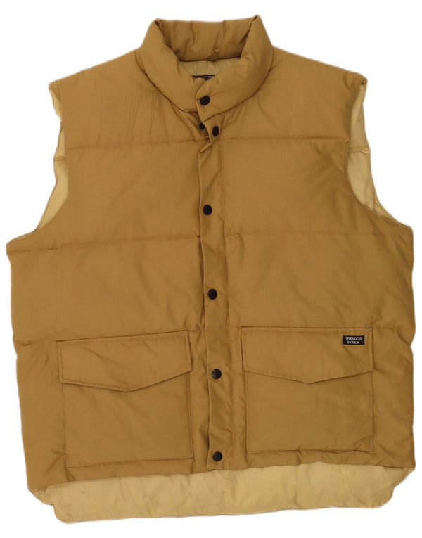 Gilet imbottito da uomo Isla de Piedra UK 44 2XL Cotone marrone