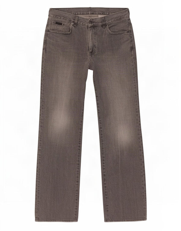 Jeans dritti da uomo Calvin Klein W30 L31 Grigi
