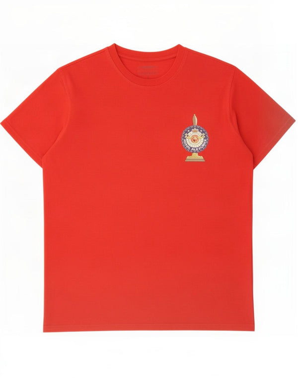 T-shirt grafica da uomo Weird Fish Top XL in cotone rosso
