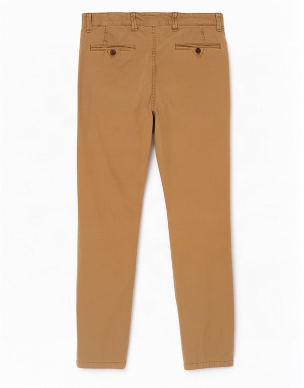 Pantaloni chino slim da uomo Tommy Hilfiger W30 L32 in cotone beige